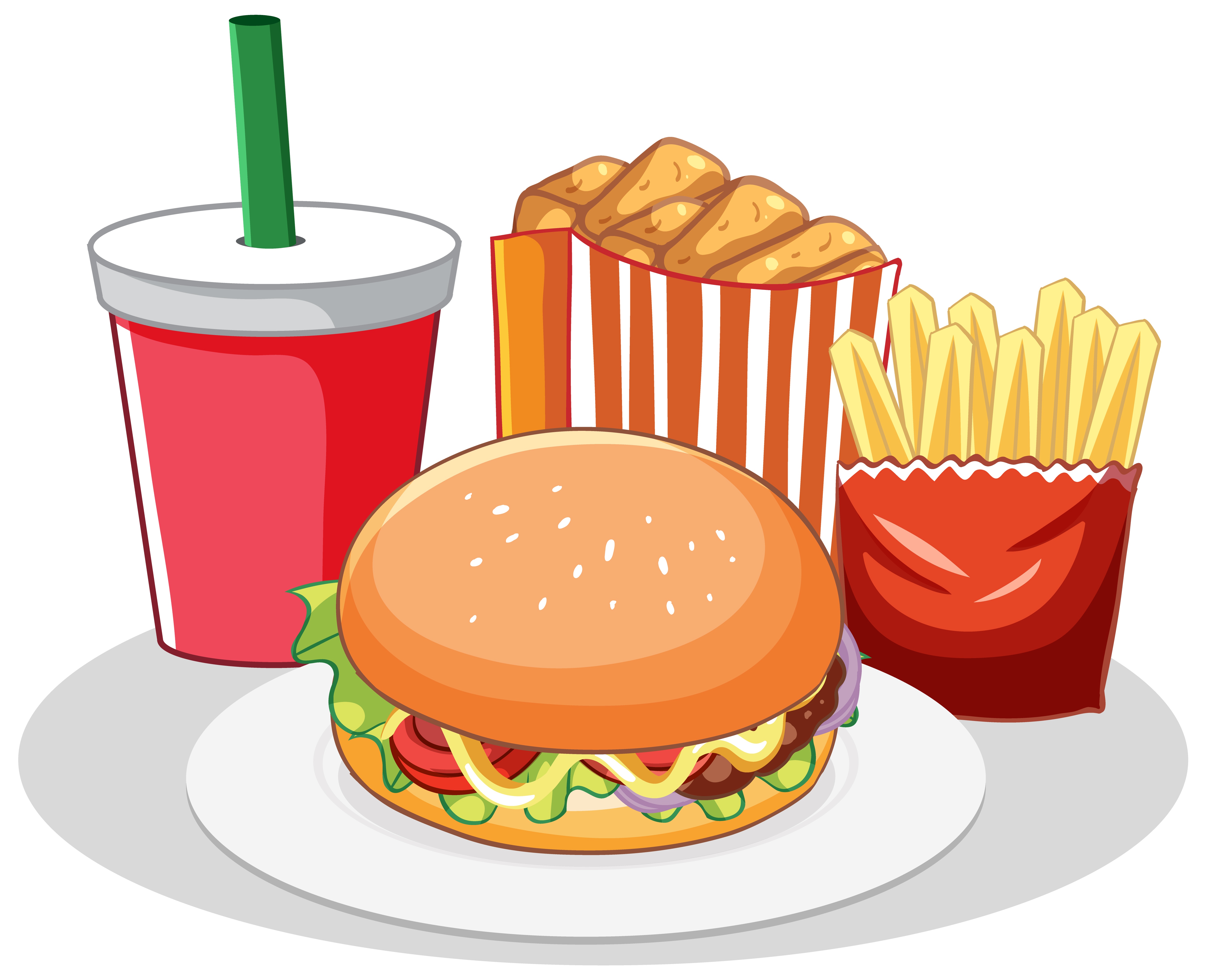 Tasty Fast Food Collection illustration